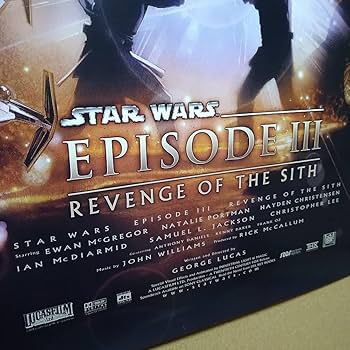 STAR WARS エピソード3 シスの復讐 ポスター 102×72cm STAR WARS エピソード3 シスの復讐 ポスター 102×72cm Amazon.co